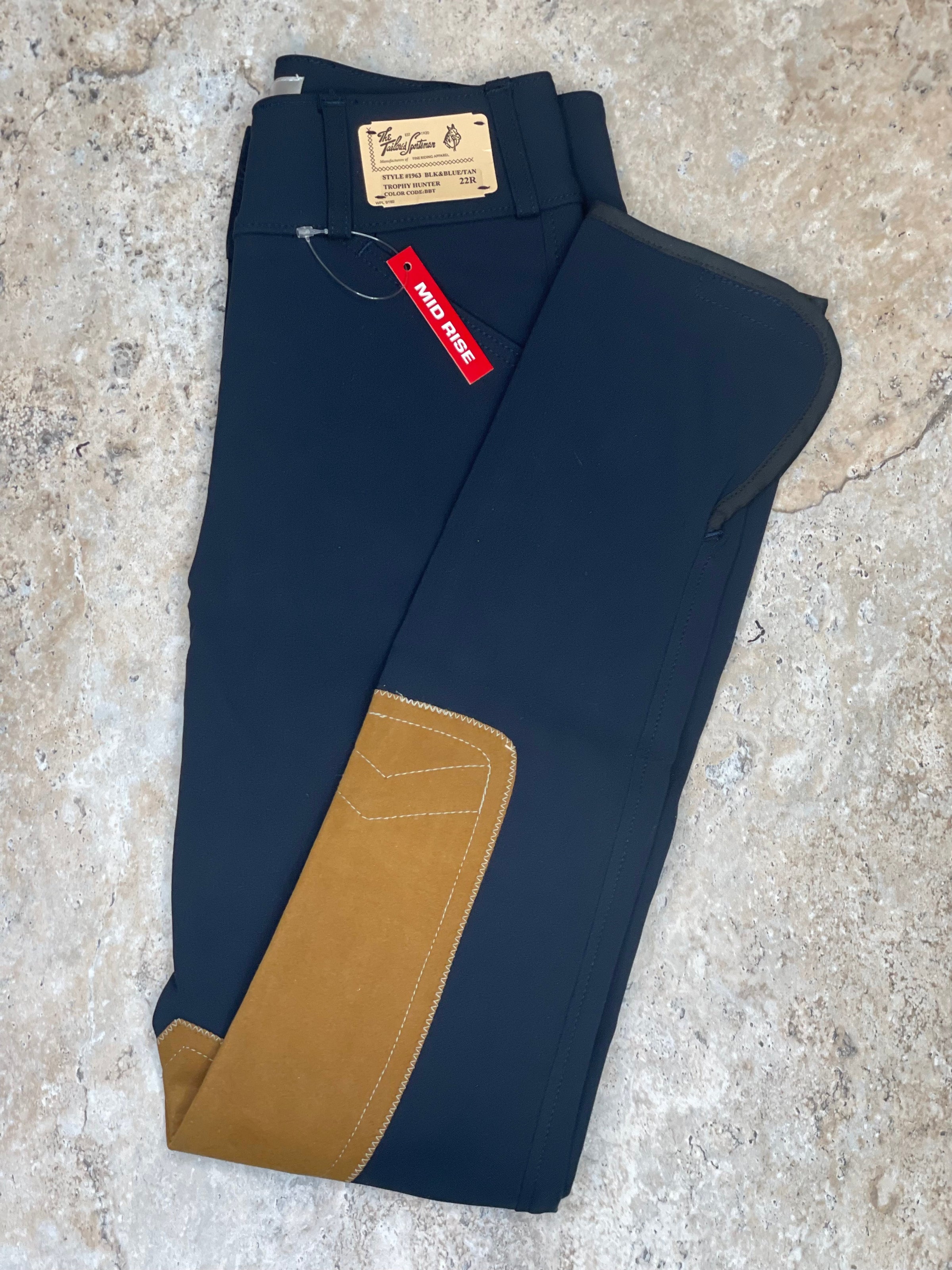 【美品】The Crooked Tailor M51 Field Trouser Tailored Sportsman Mid-Rise Front Zip Velcro Bottom Breeches