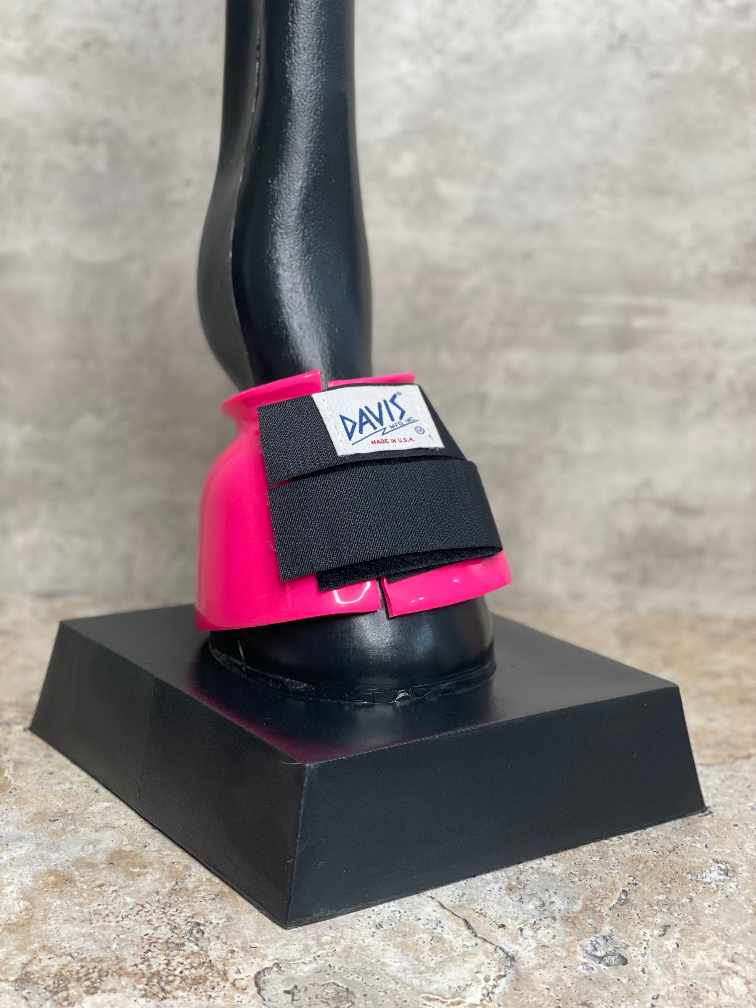 Davis Neon Velcro Bell Boots All About Equestrian